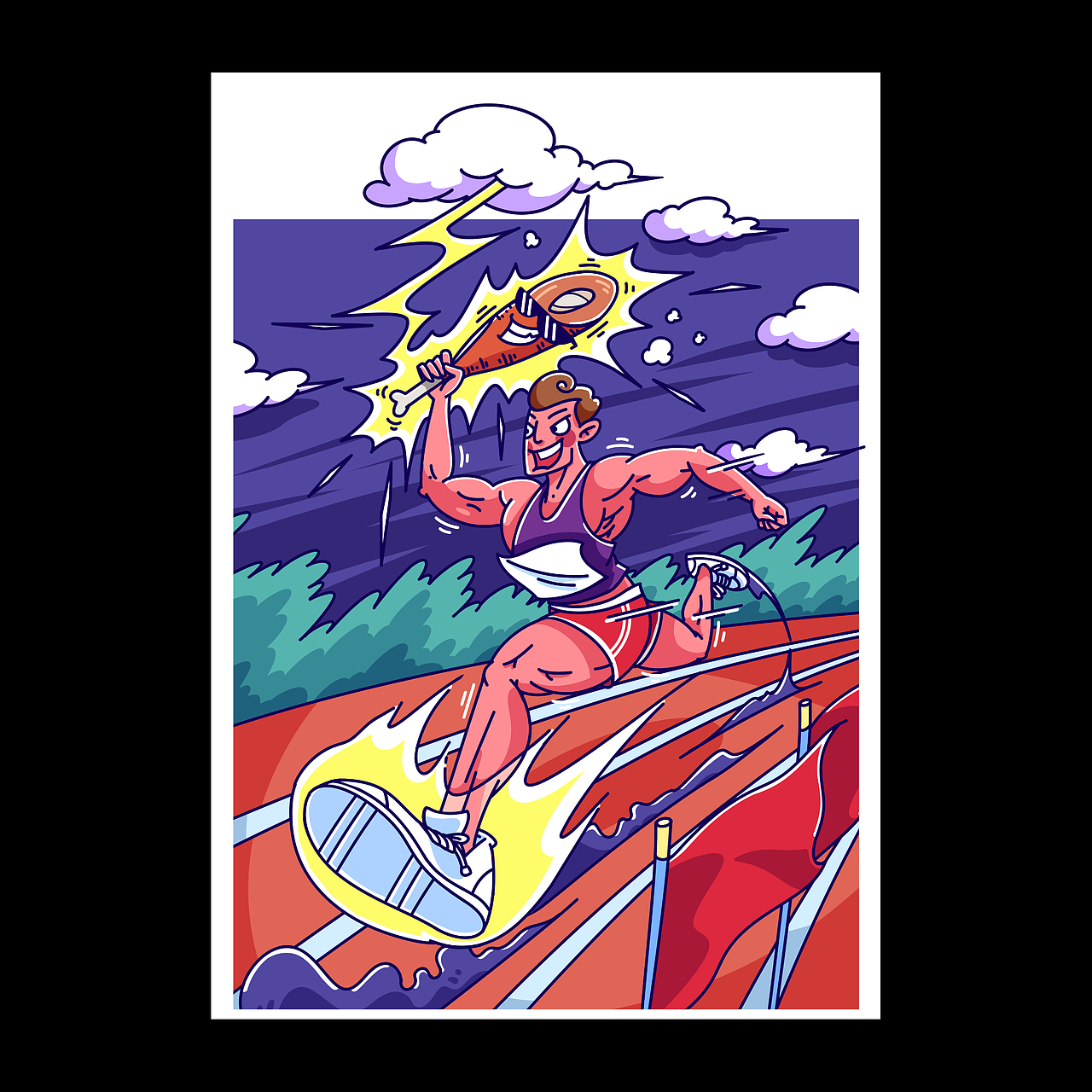 小肥羊火锅·宣传海报插画(两套)