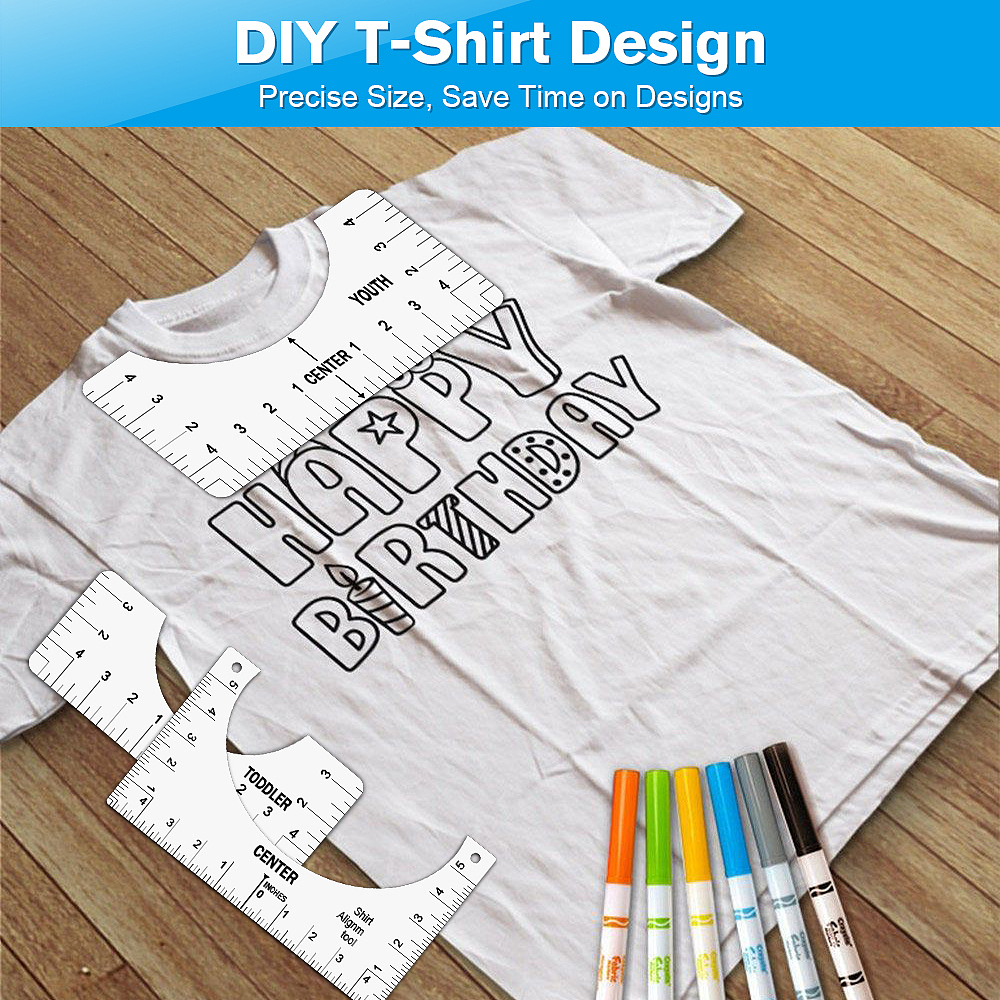 亚马逊-T恤测量尺子