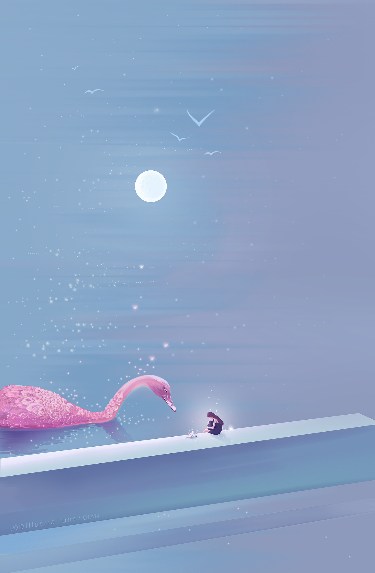 2019ps插画集|插画|创作习作|宁采臣的女友_原创作品-站酷(zcool)