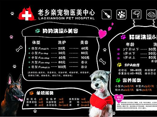 宠物医院美容价格表