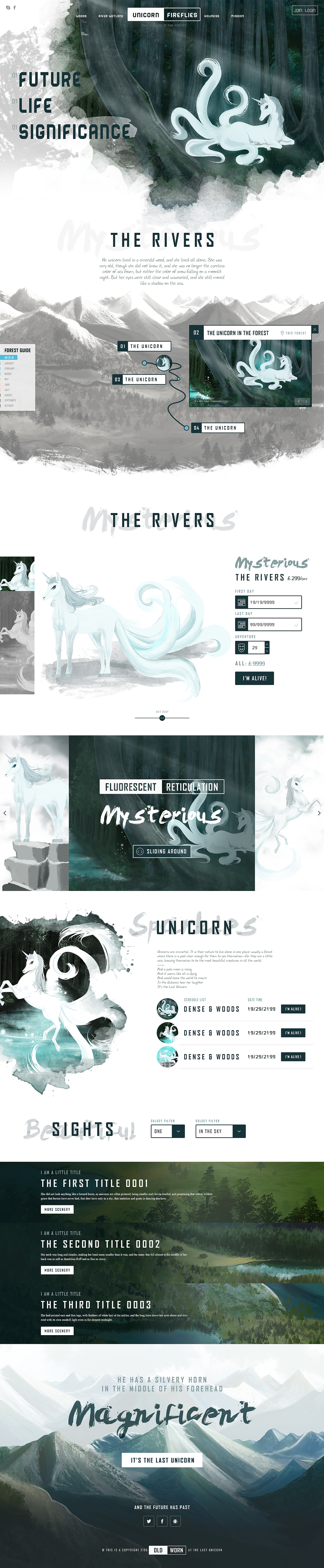 The Unicorn in the forest——《森林里的独角兽》（图ZODc4MzQwMDg=） - 电商 - 站酷设计师棒棒骨BBG原创素材 - 站酷ZCOOL