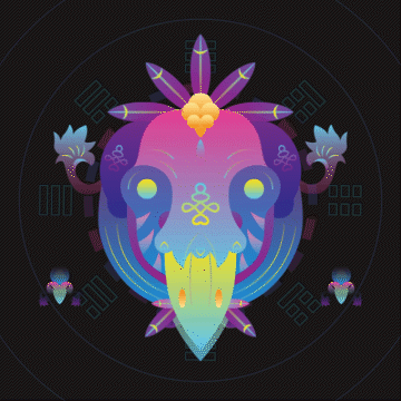 《山海经异兽·戊辰》（图ZMjgzOTIxNjky） - 创作习作 - 站酷设计师一米九插画原创素材 - 站酷ZCOOL