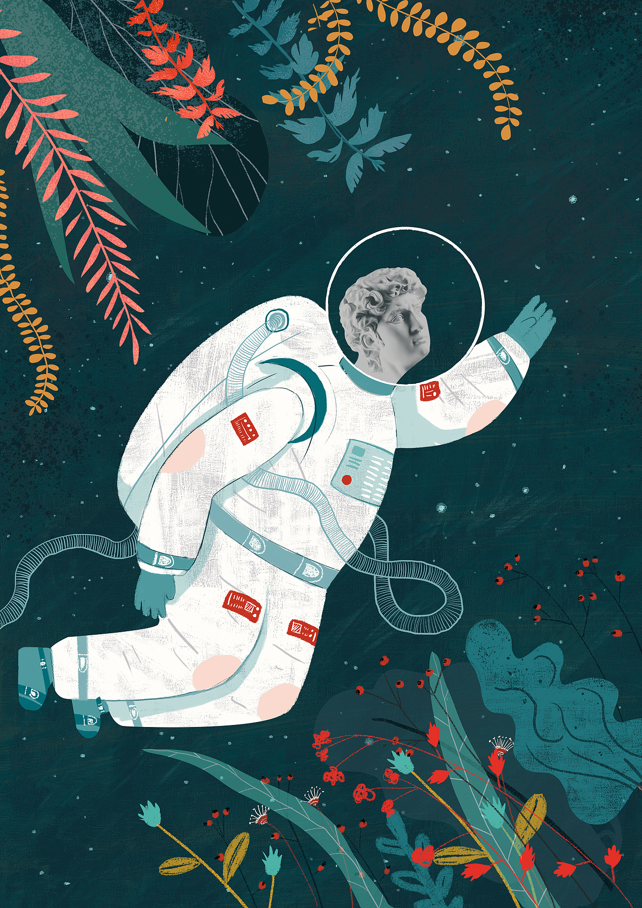 金秋插画作品集合（图ZMjMwMTQ2NjI0） - 商业插画 - 站酷设计师盘狗大喵原创素材 - 站酷ZCOOL