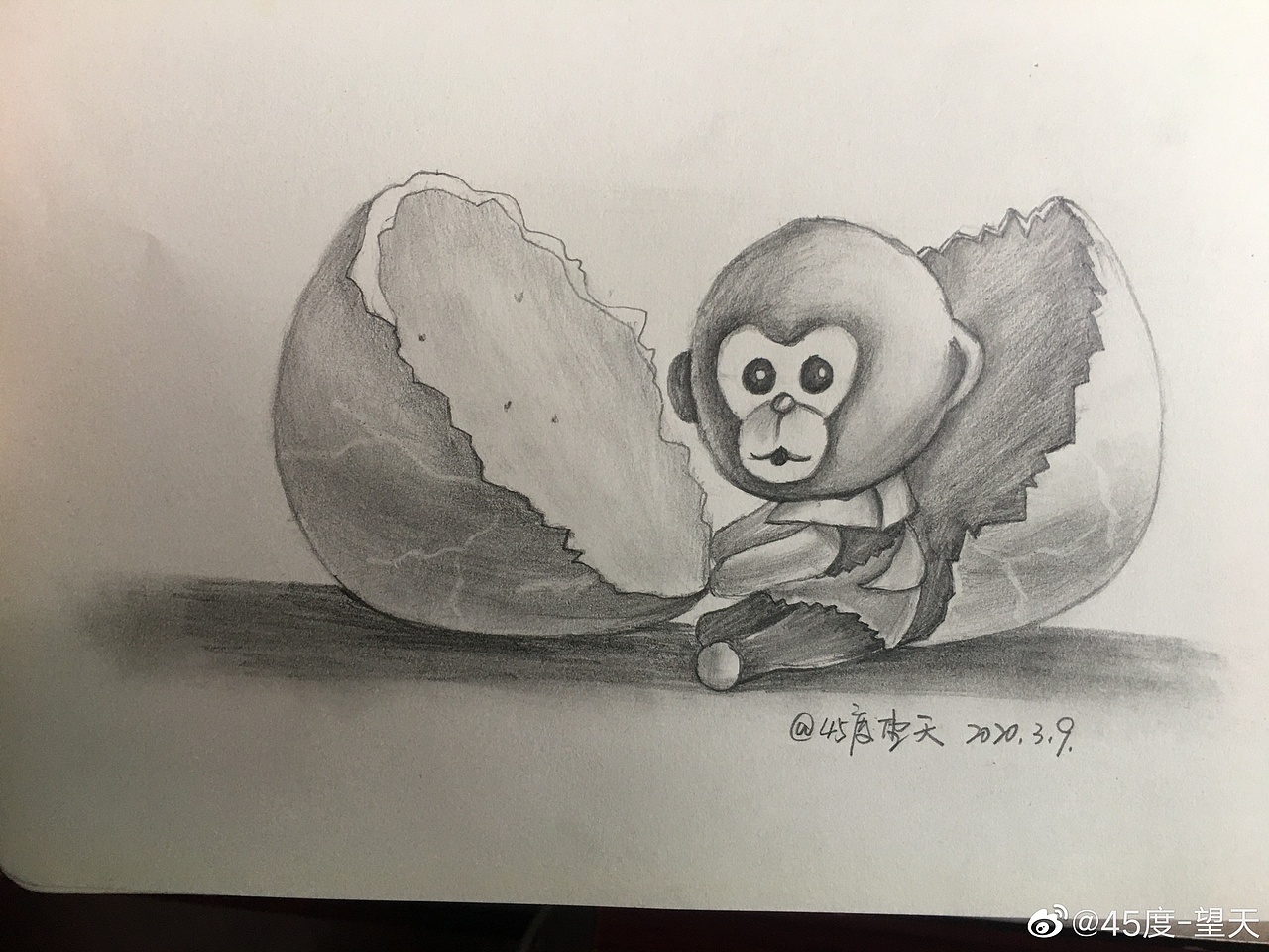 素描练习（图ZMjk4NDUyNzY4） - 儿童插画 - 站酷设计师四十五度望天原创素材 - 站酷ZCOOL