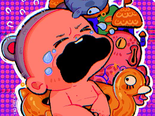 生活记录｜画的一个小朋友