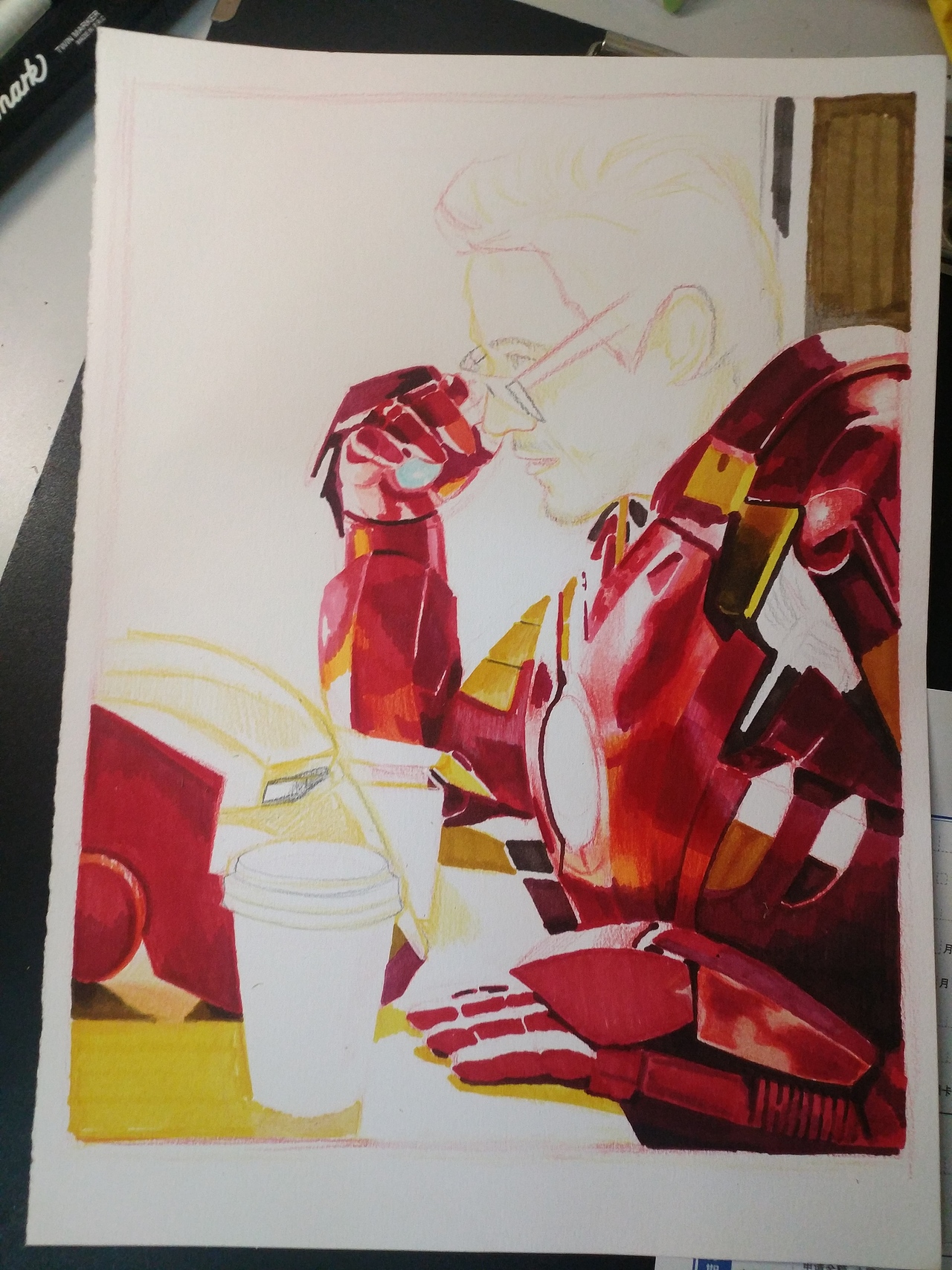 钢铁侠2剧照 在为反应堆头疼的托尼