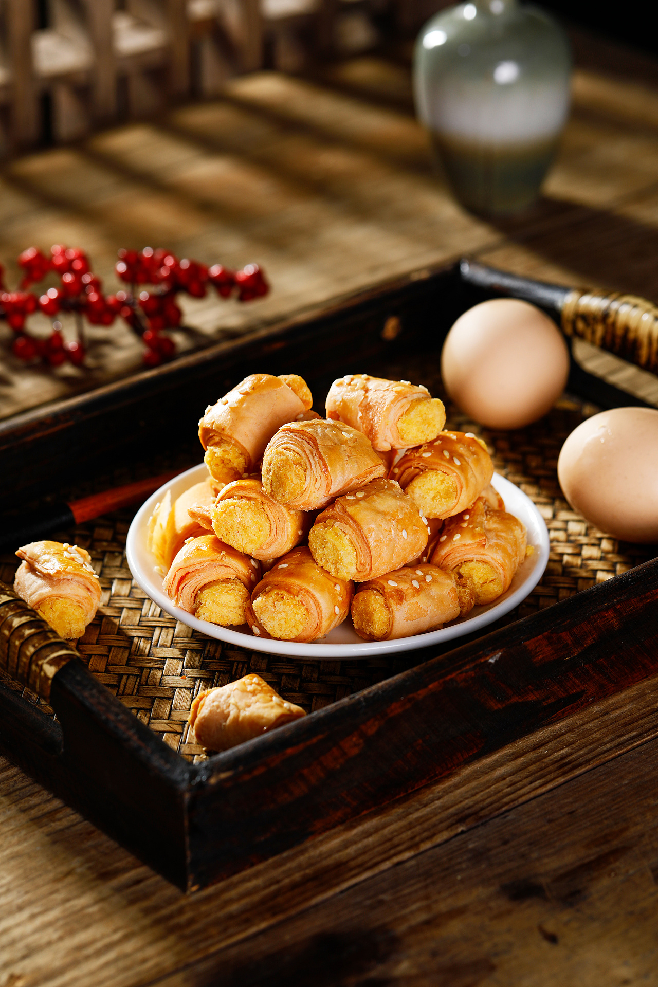 非常好吃的蛋卷零食,有特色的酥脆美味零食早点点心