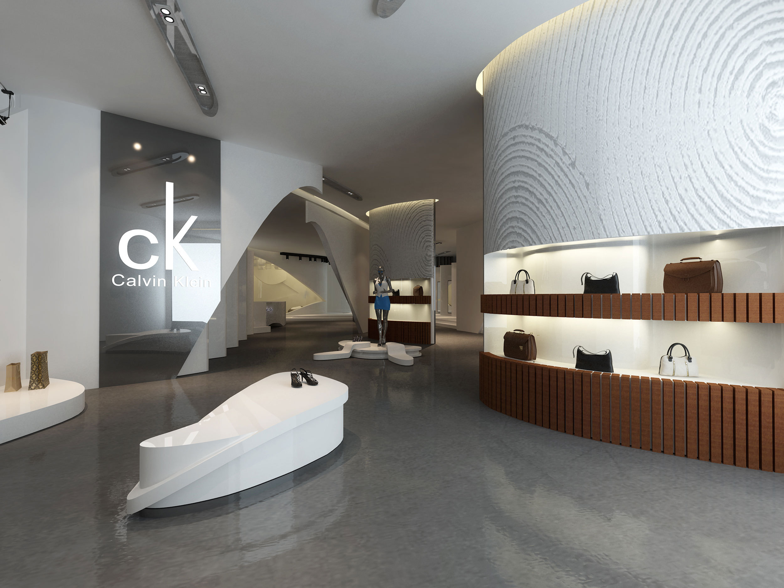 ck服装店概念室内设计