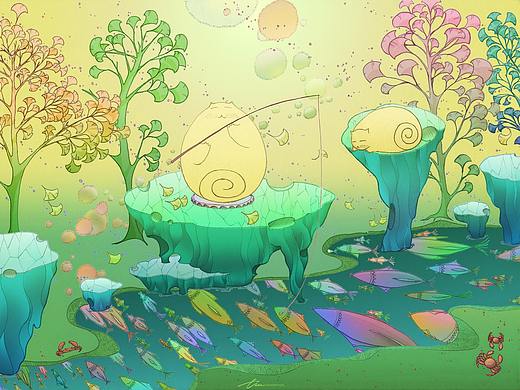 渔翁（个人主页-ZMjQ4NTIzNTI=） - 创作习作 - 站酷设计师tinbin原创素材 - 站酷ZCOOL