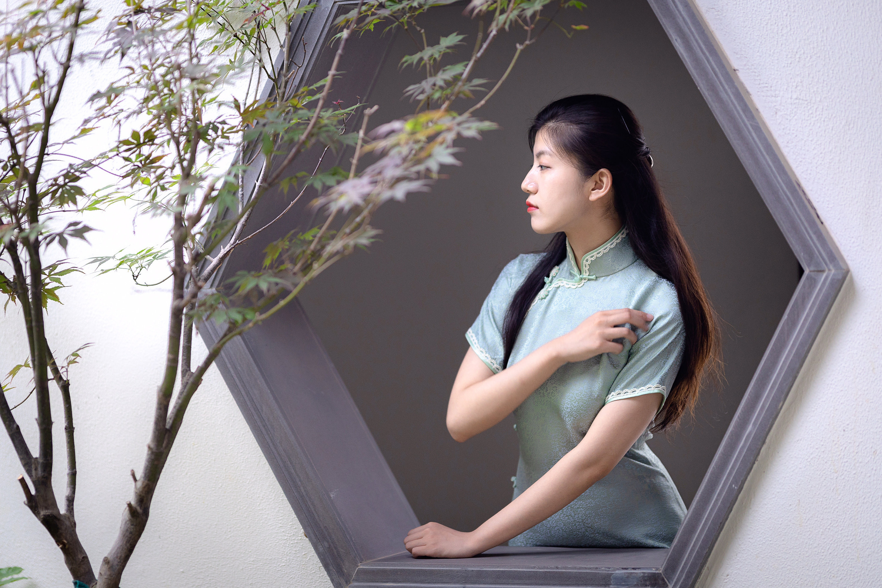 古法旗袍|摄影|人像摄影|shiqi - 原创作品 - 站酷 (zcool)