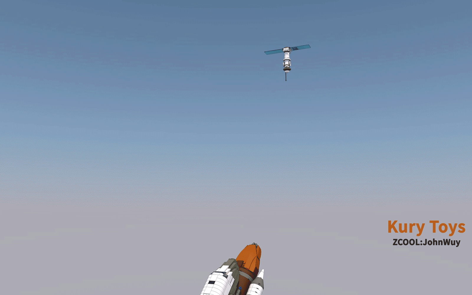 building blocks-积木拼搭10213场景模型+渲染