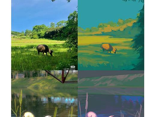 色彩派對30天 17（個人主頁-ZNjQ0Nzc3NDA=） - 創(chuàng)作習作 - 站酷設計師鯉伴LB原創(chuàng)素材 - 站酷ZCOOL