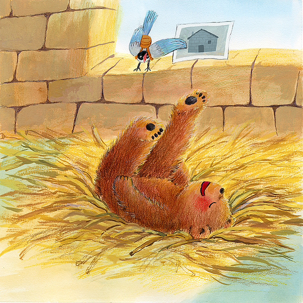 绘本《一天到晚打哈欠的熊》（图ZMzUxMTUwMTk2） - 绘本 - 站酷设计师小耳朵_ting原创素材 - 站酷ZCOOL