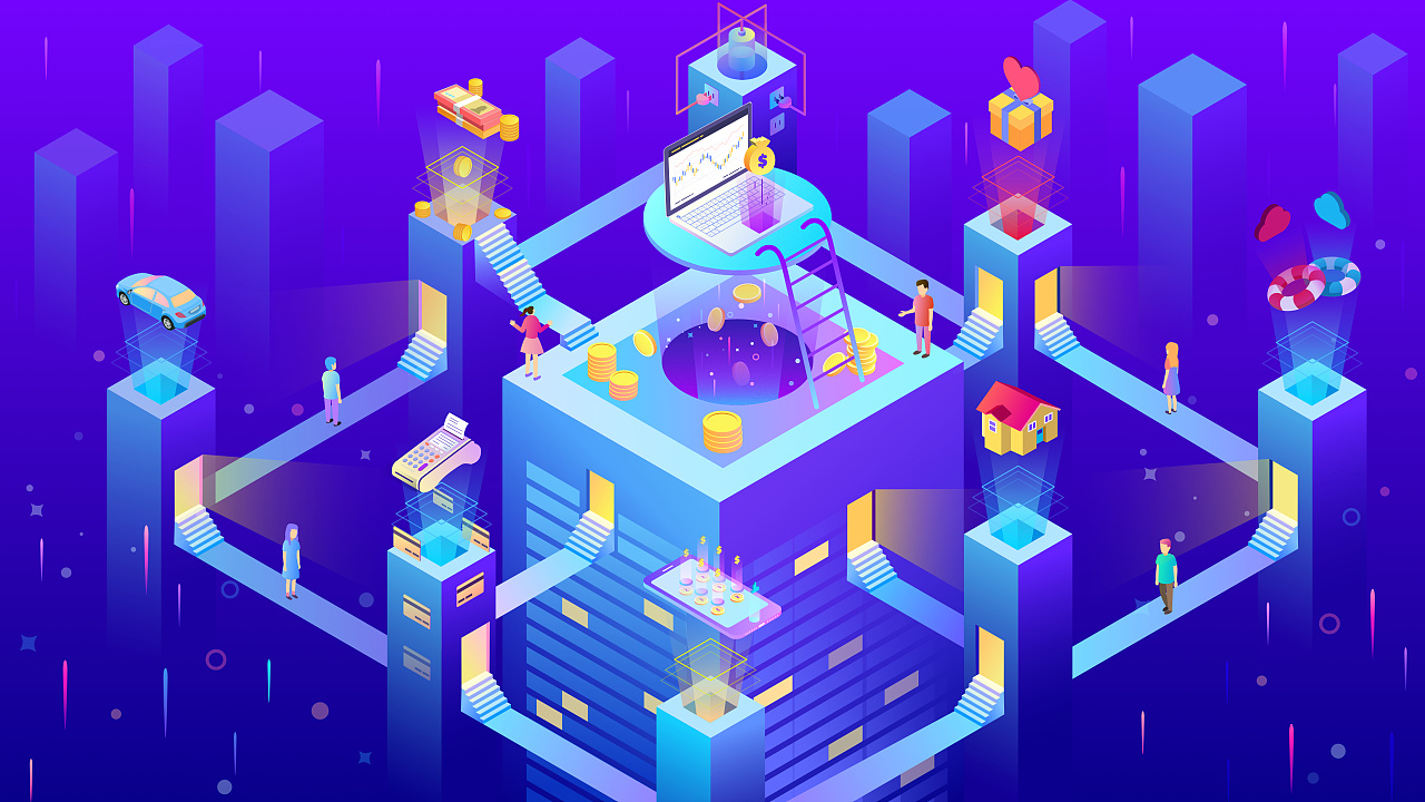 2.5d货币与金融|插画|商业插画|solair - 原创作品 - 站酷 (zcool)