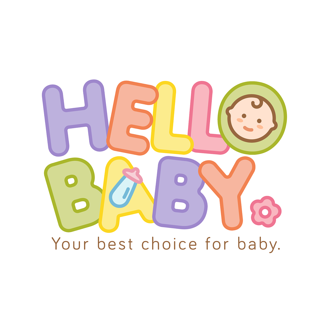 母婴品牌logo设计