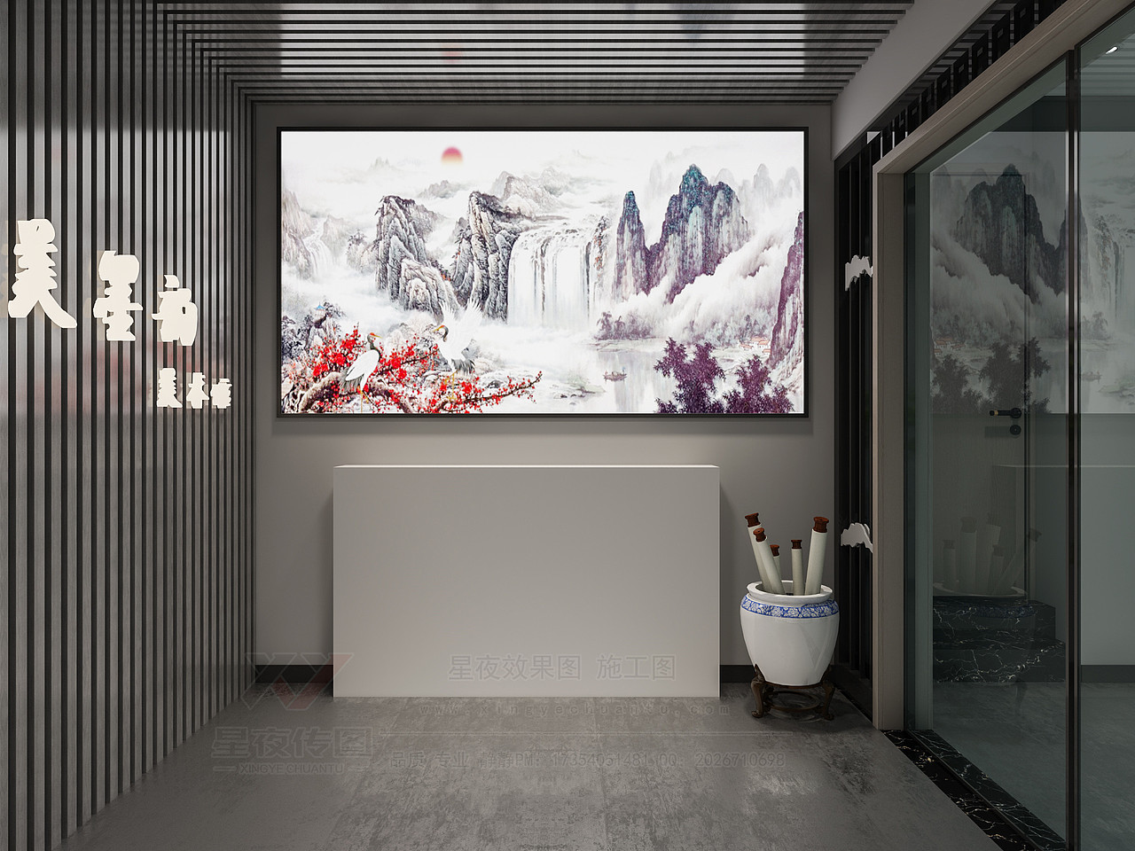 美术馆-—展厅（图ZMjIzODA4NTY0） - 家装设计 - 站酷设计师静静Design原创素材 - 站酷ZCOOL
