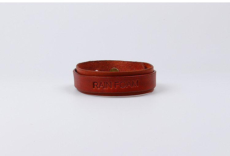 原创设计手工制作植鞣牛皮手链手镯子