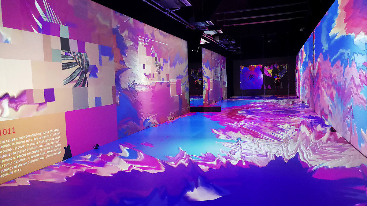 “唤醒万物”百度AI沉浸式互动体验展（图ZMjQxNDM2NDU2） - 展陈设计 - 站酷设计师DigitalFUN工作室原创素材 - 站酷ZCOOL