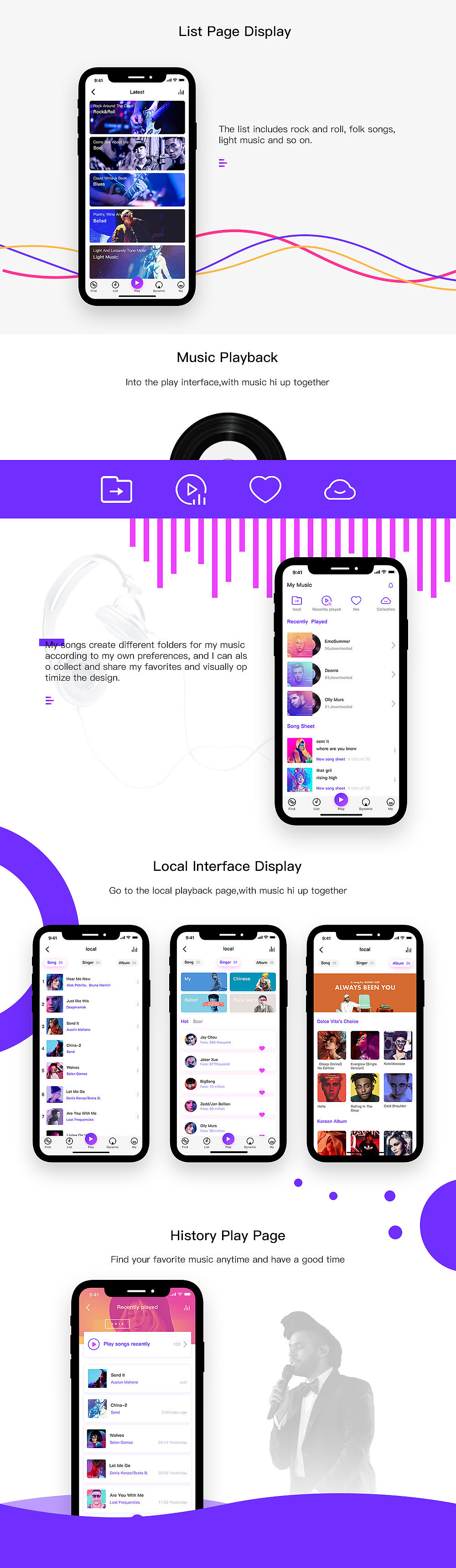 music 音乐app（图ZMTE5MDgyNTA4） - APP界面 - 站酷设计师super陈原创素材 - 站酷ZCOOL