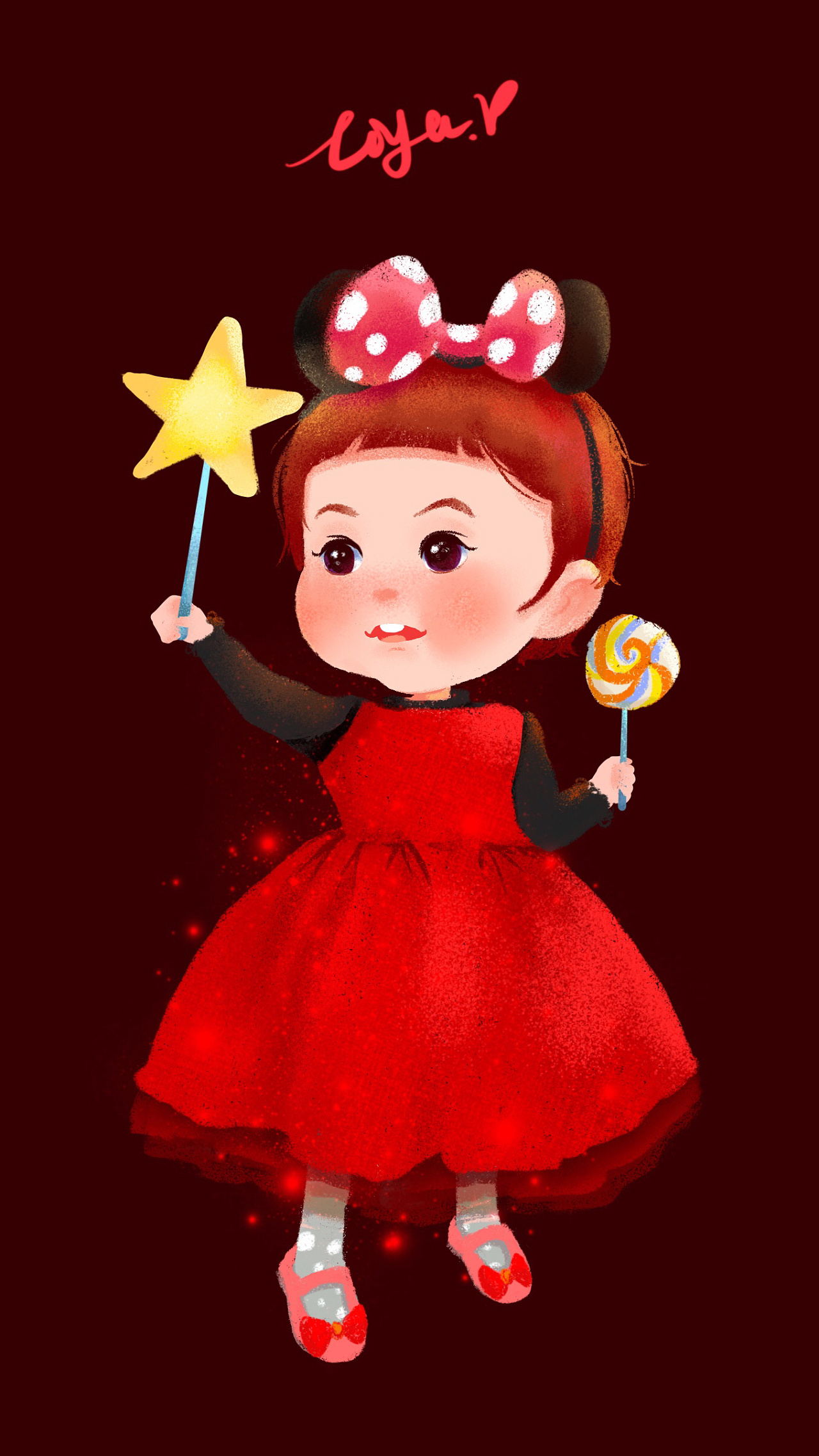 棒棒糖小可爱小姑娘