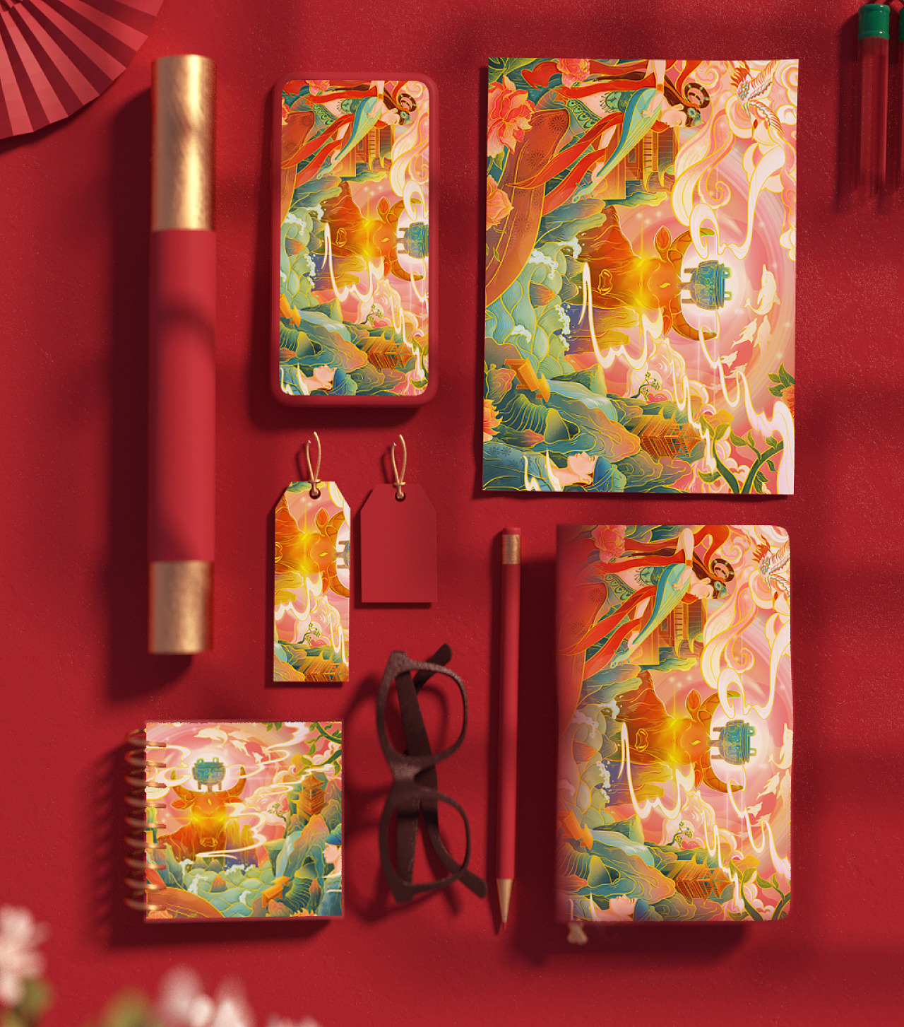 铜牛梦影·吟诵铜陵（图ZMjg0NjQwMDky） - 商业插画 - 站酷设计师阿彭彭原创素材 - 站酷ZCOOL