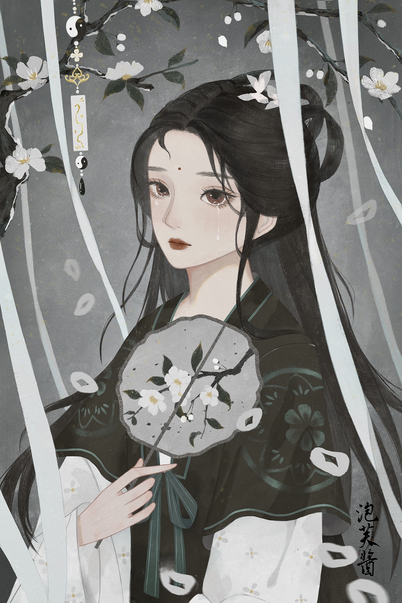 泪（图ZMzQ1Mjc2NjYw） - 商业插画 - 站酷设计师泡芙酱_Puff原创素材 - 站酷ZCOOL