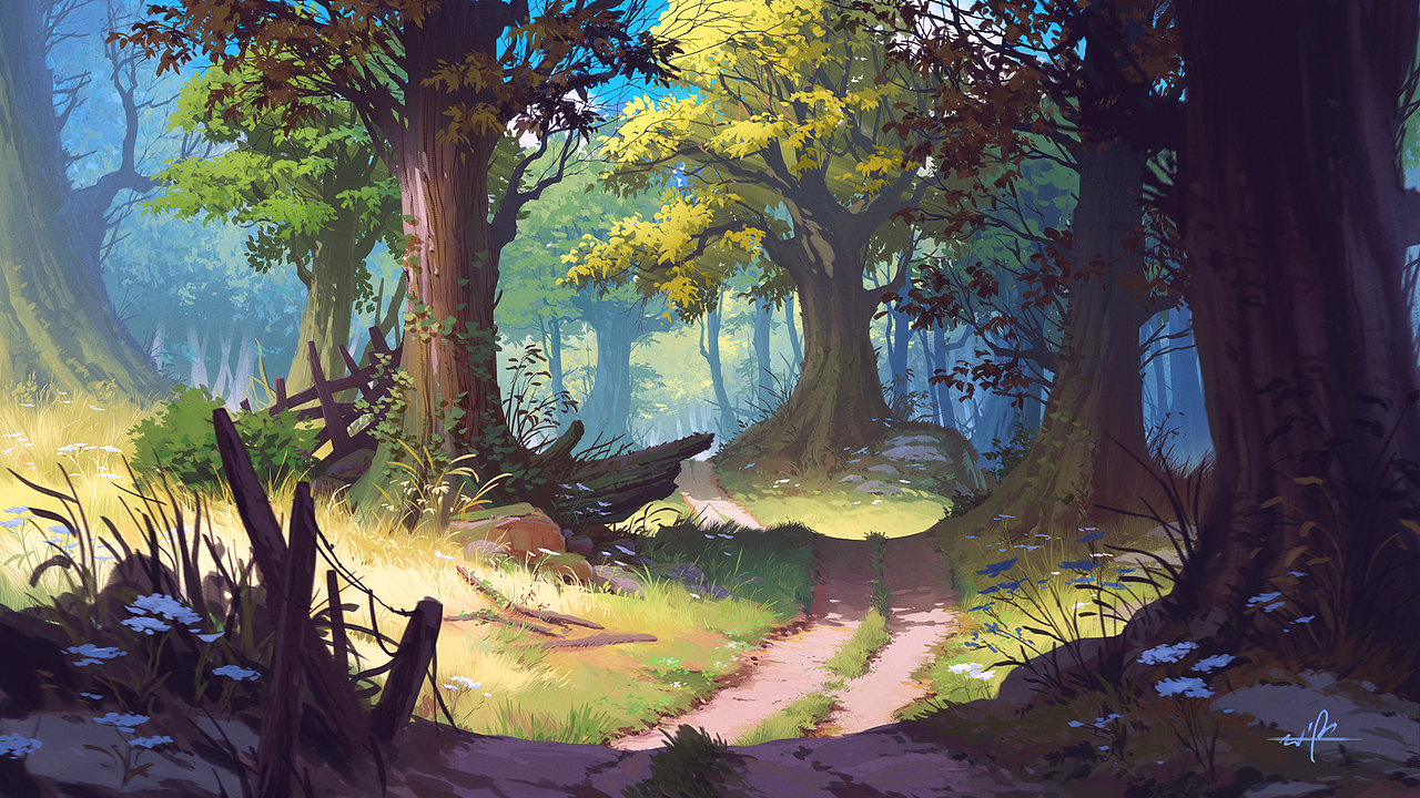 森林（图ZMjI5NjA2MTI0） - 创作习作 - 站酷设计师谁的小豆原创素材 - 站酷ZCOOL