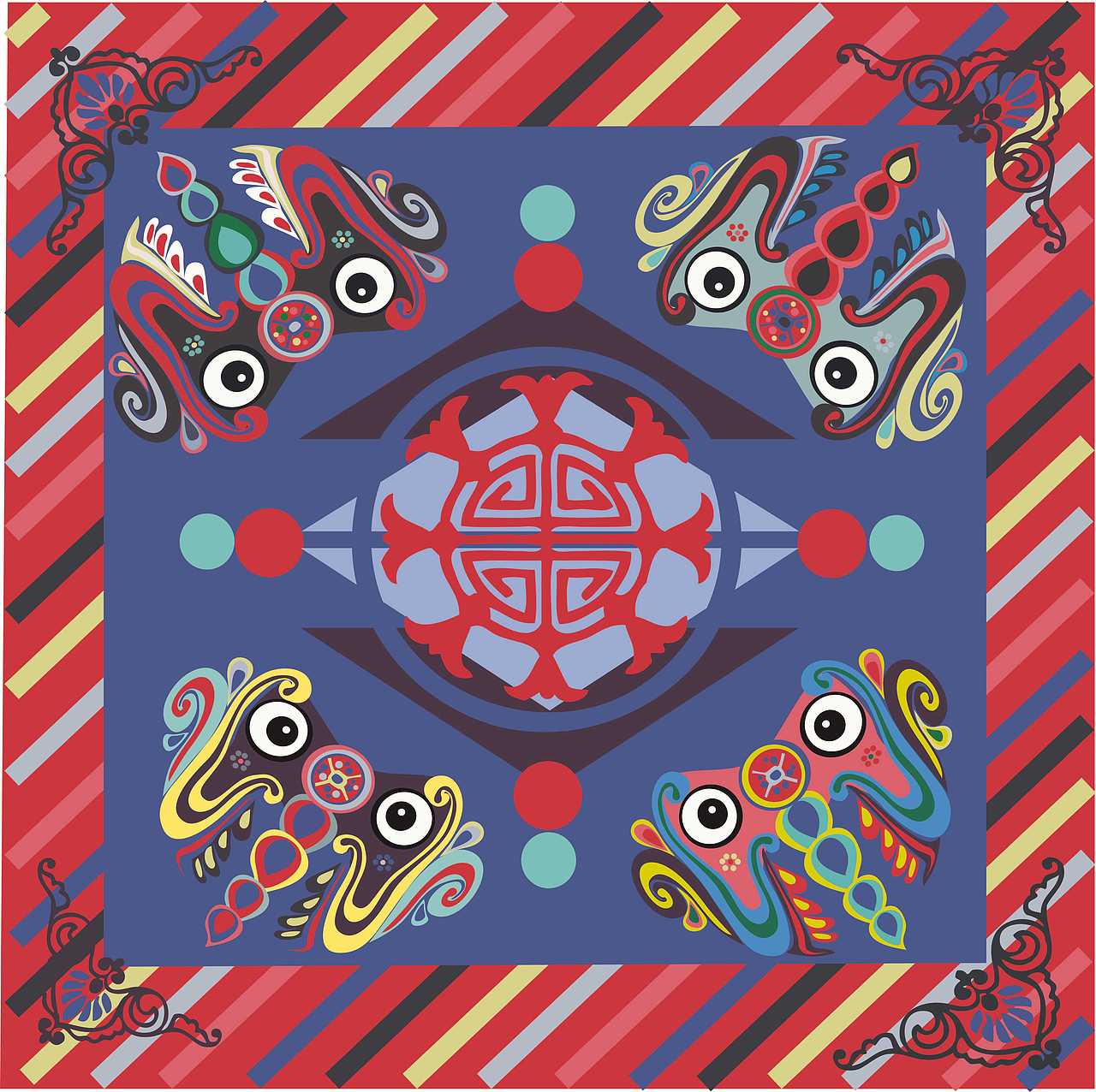 陕西马勺民俗图案的设计与应用