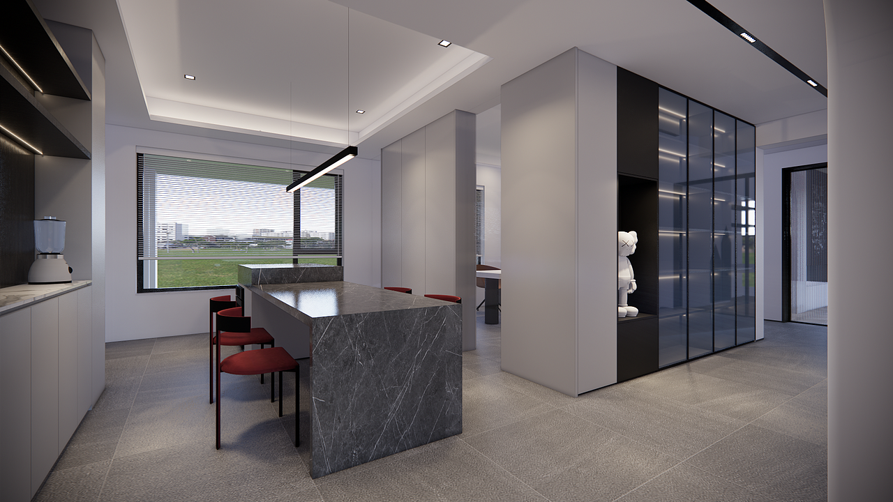 卬迹 现代轻法 大平层设计