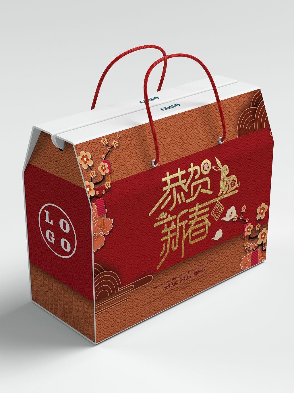 【新年礼包】兔年包装礼盒设计素材欣赏