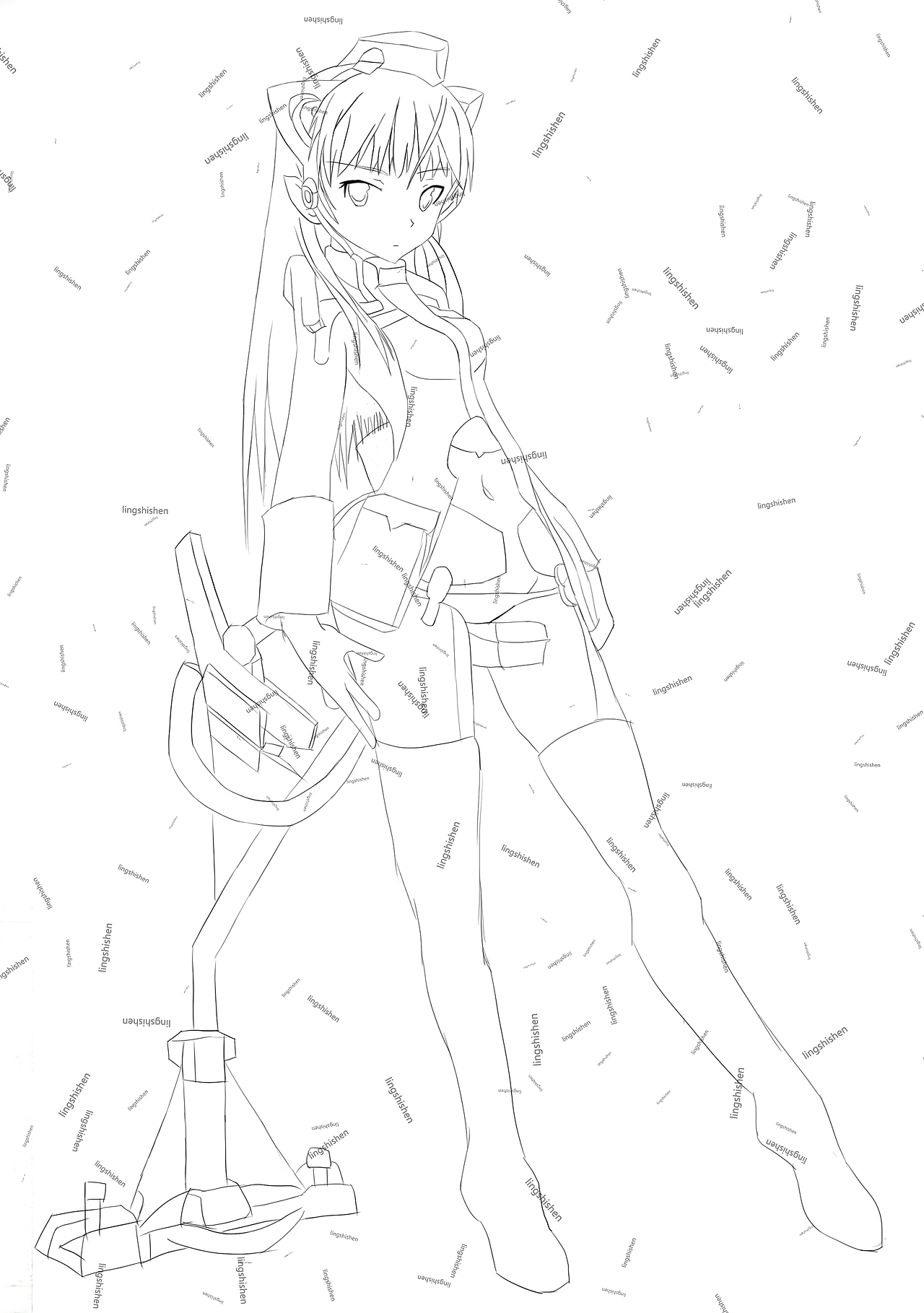 线稿（图ZMTAxMjk5MDQ0） - 游戏原画 - 站酷设计师lingshishen原创素材 - 站酷ZCOOL