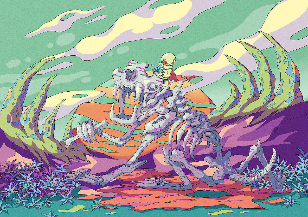 #2020青春答卷#“我们的世界”插画设计