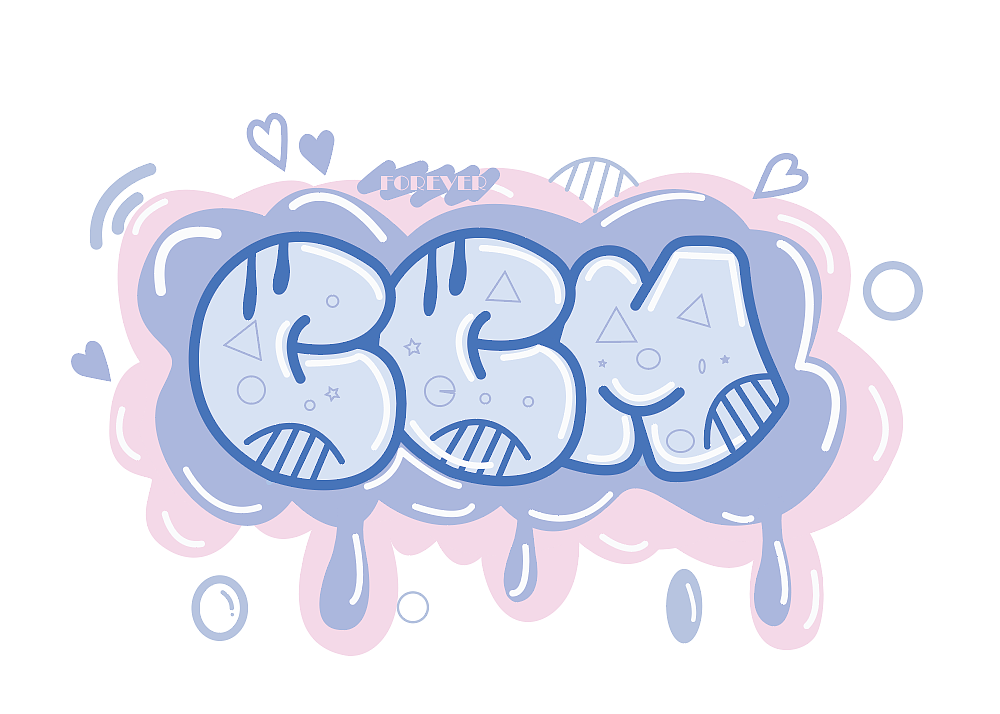 涂鸦字母（图ZMjMzOTIxNDIw） - 字体/字形 - 站酷设计师桃子女士_原创素材 - 站酷ZCOOL