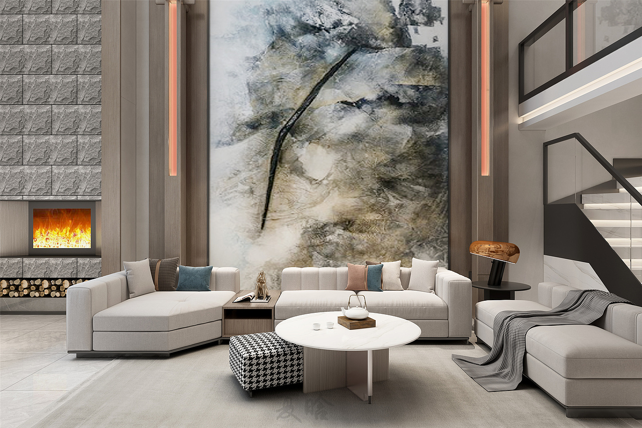 360平的简约美式风格家装设计