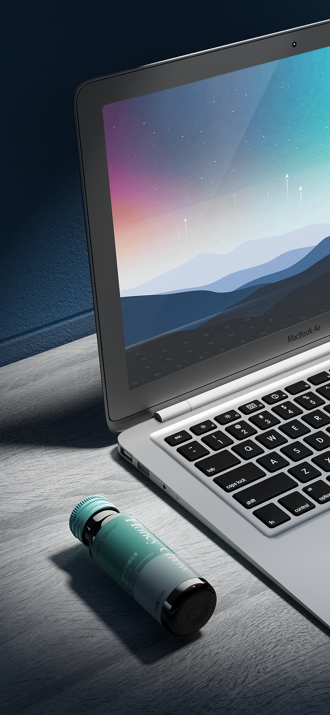 Honey Grow 系列产品渲染