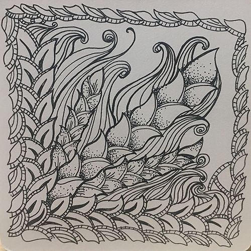 缠绕线绘|插画|创作习作|妖瓜子 - 原创作品 - 站酷 (zcool)