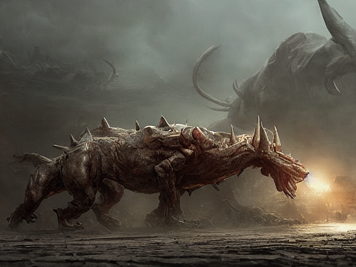 #AI创作实验室#巨兽