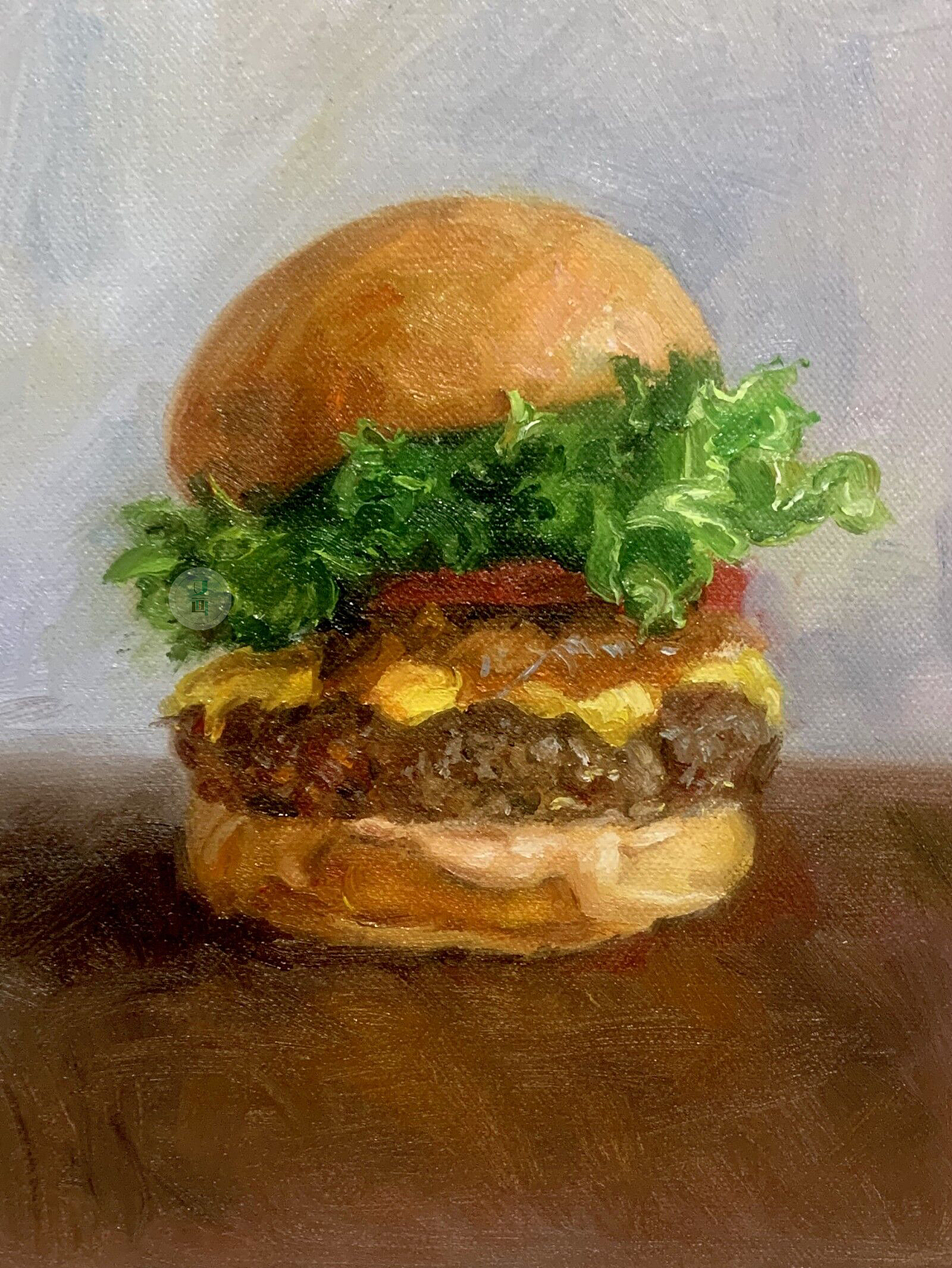 油画——静物美食