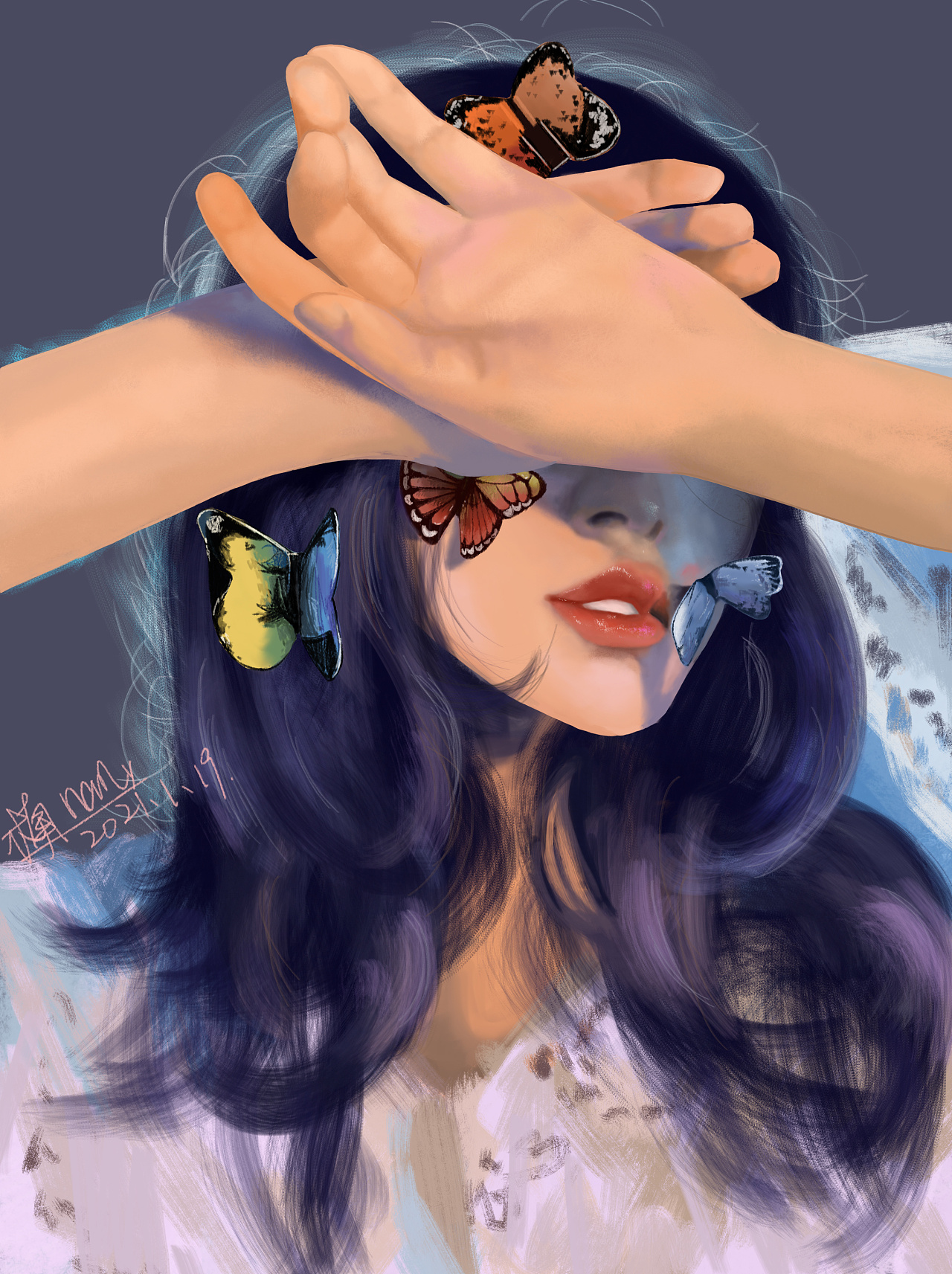 漂亮姐姐|动漫|单幅漫画|想减肥的阿楠 - 原创作品 - 站酷 (zcool)