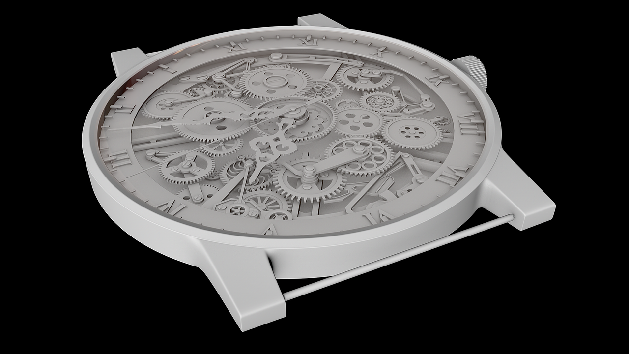 C4D建模之写实机械手表