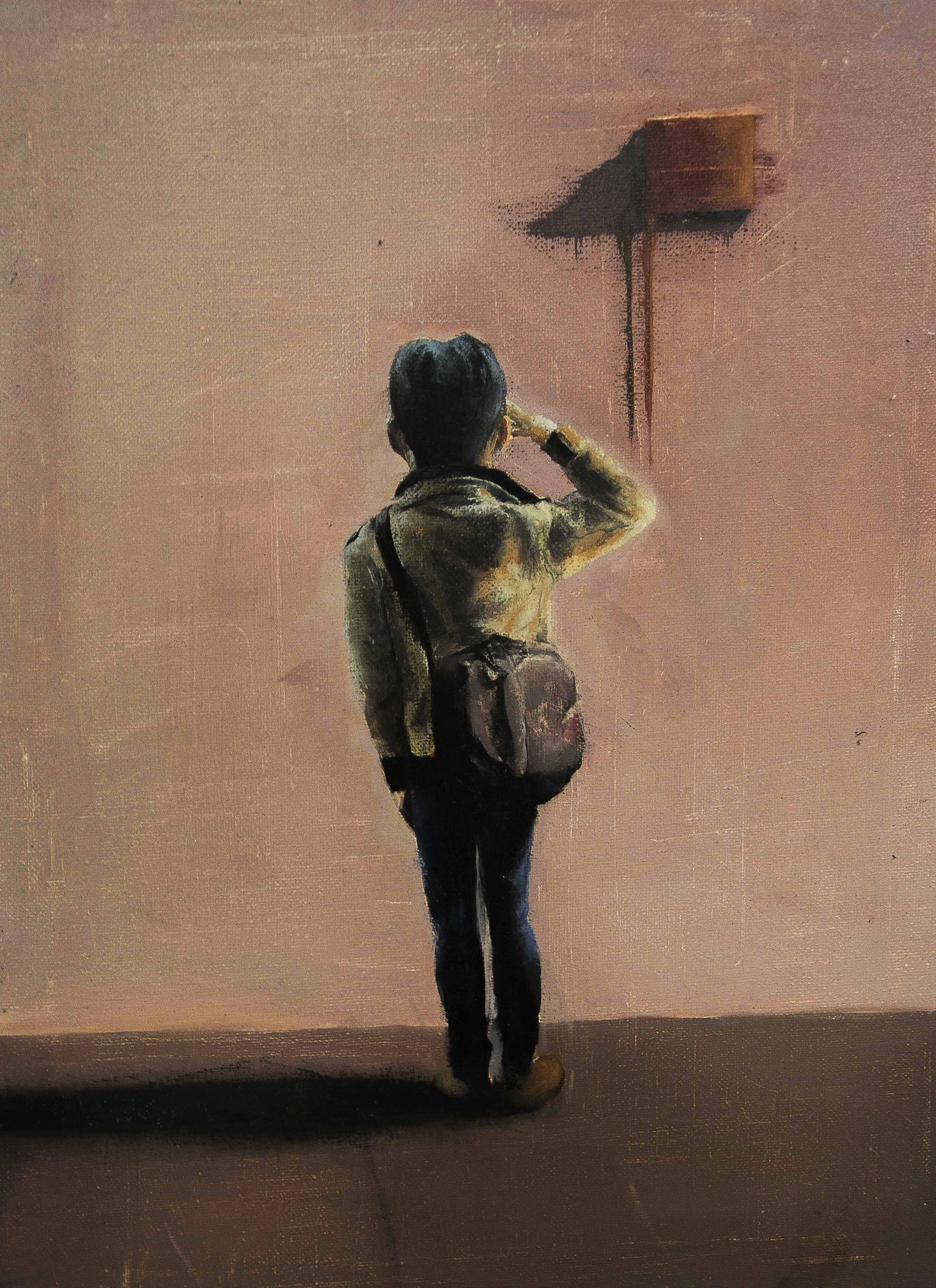 小人儿系列|纯艺术|油画|沉默的纳税人 - 原创作品 - 站酷 (zcool)