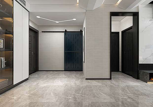 济南名悦山庄220平现代简约别墅装修案例-AMA国际装饰