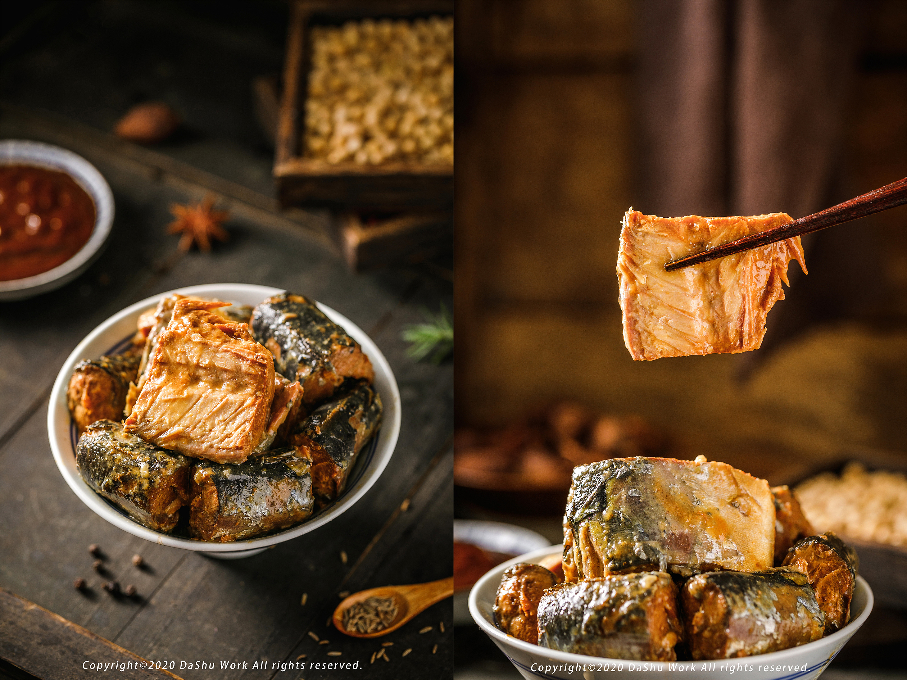 鲭鱼罐头|麻辣海鲜罐头