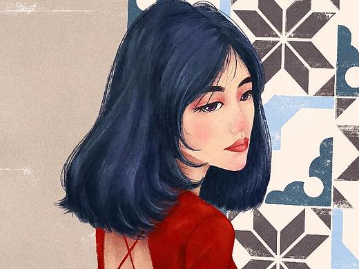 一组少女头像（个人主页-ZMjcyMDcyNjQ=） - 商业插画 - 站酷设计师苅安原创素材 - 站酷ZCOOL