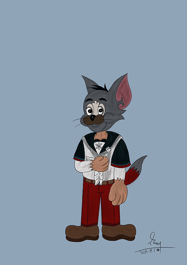 东岗曾插画作品