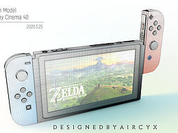 C4D任天堂Switch NS建模