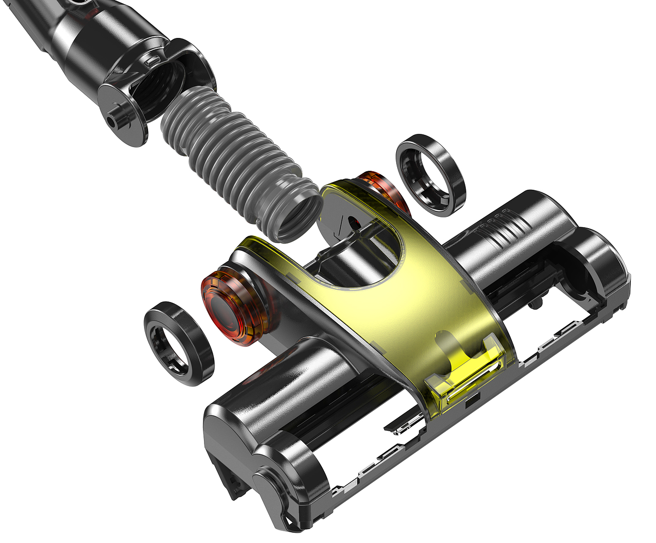 吸尘器3D建模渲染