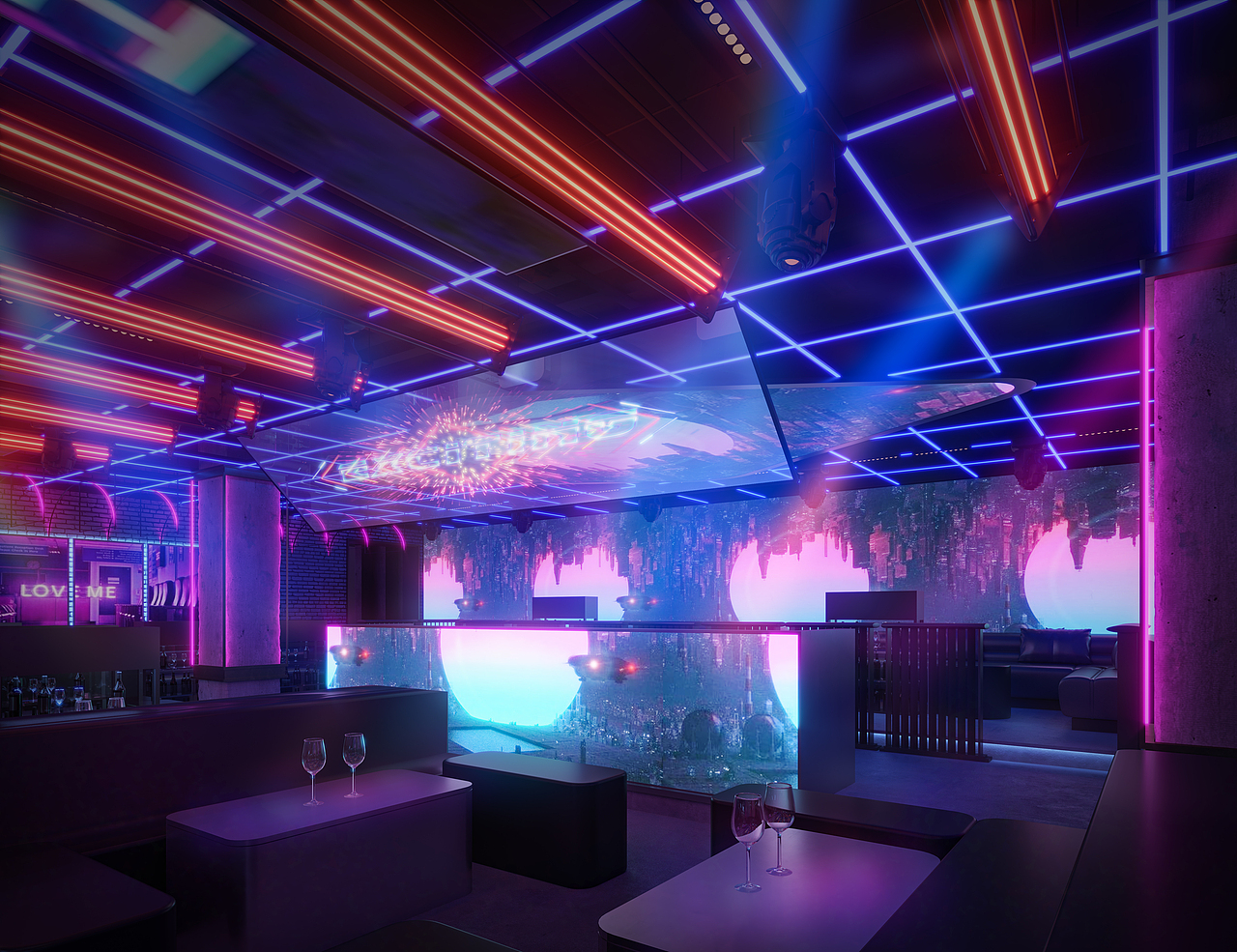酒吧（图ZMjgwMDUzNDY0） - 商业空间设计 - 站酷设计师广州大敏视觉表现原创素材 - 站酷ZCOOL