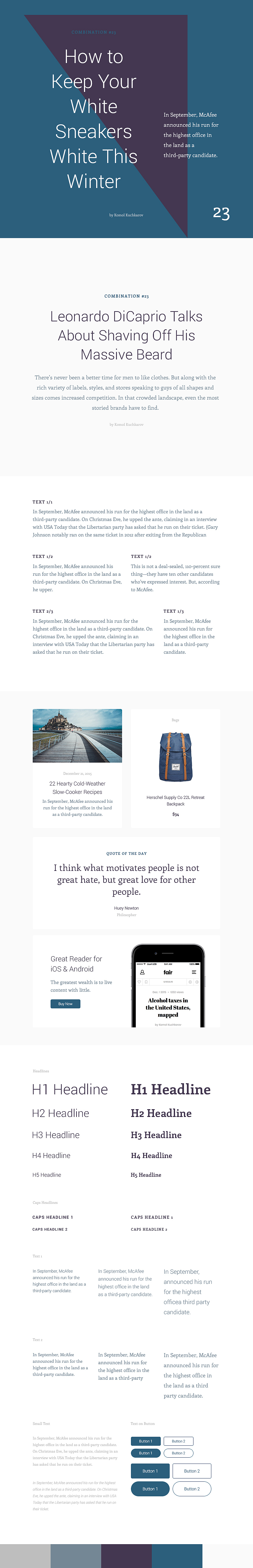 Font Combinations Kit   组合