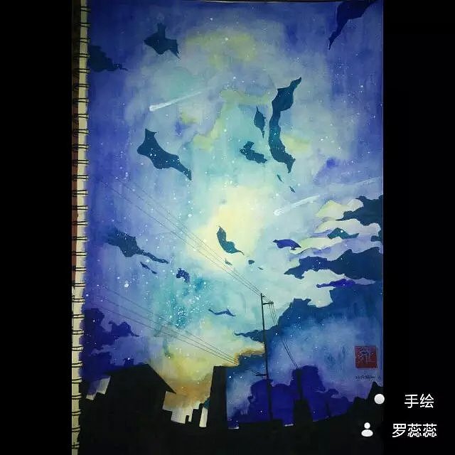 水彩 手绘 日常（图ZMzgyMDE3NDQ=） - 单幅漫画 - 站酷设计师罗蕊蕊原创素材 - 站酷ZCOOL